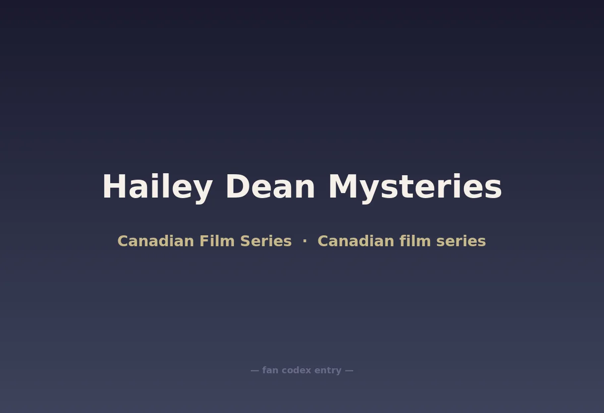 Hailey Dean Mysteries