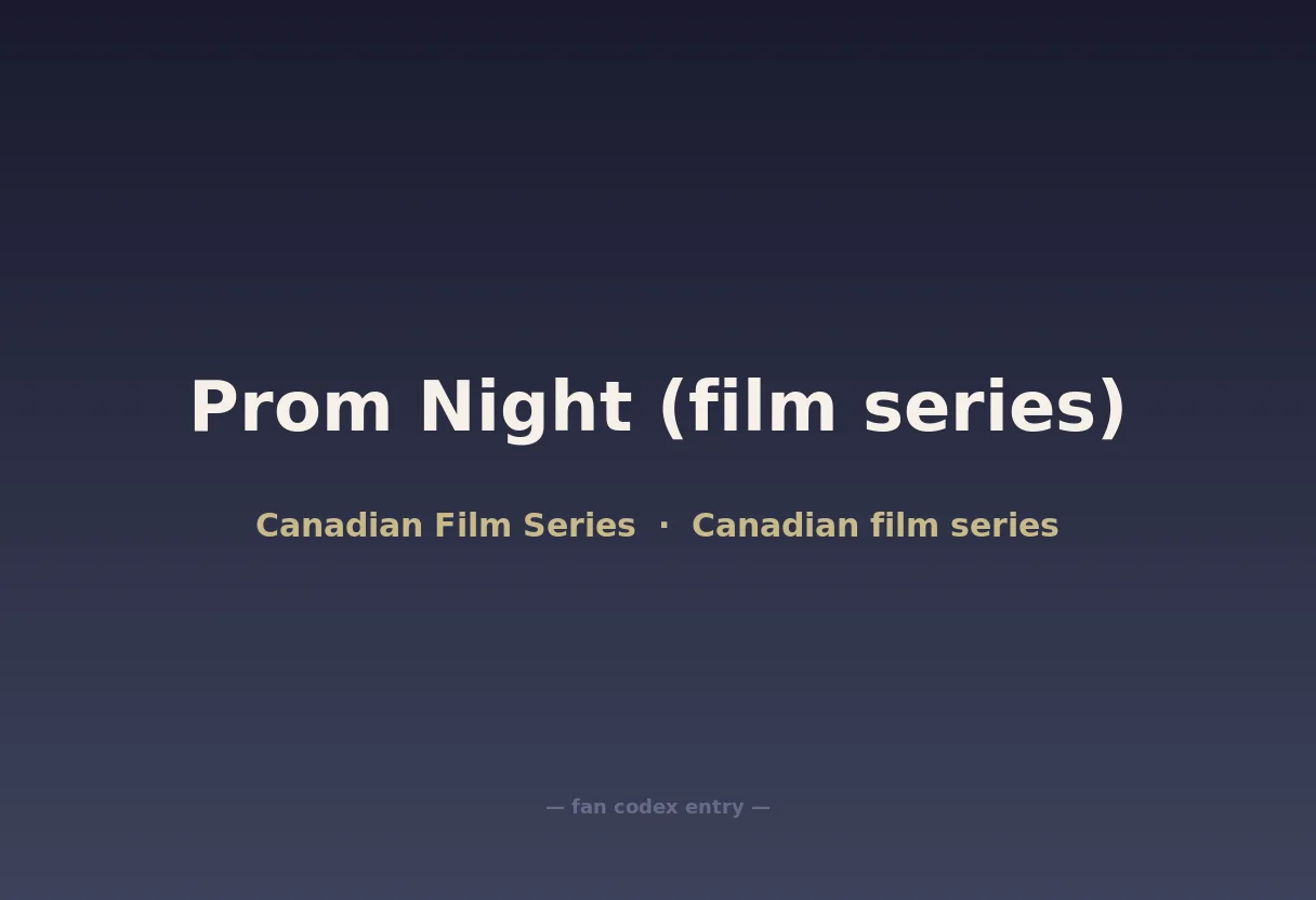 Prom Night (film series)