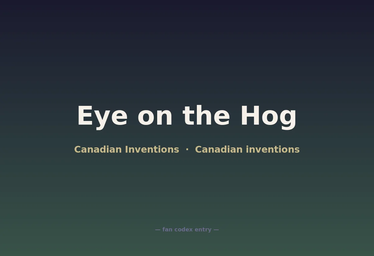Eye on the Hog