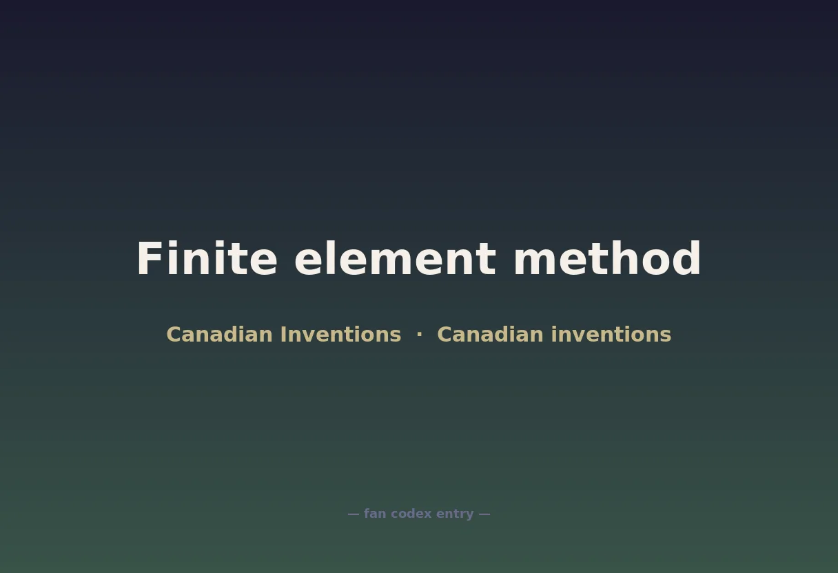 Finite element method
