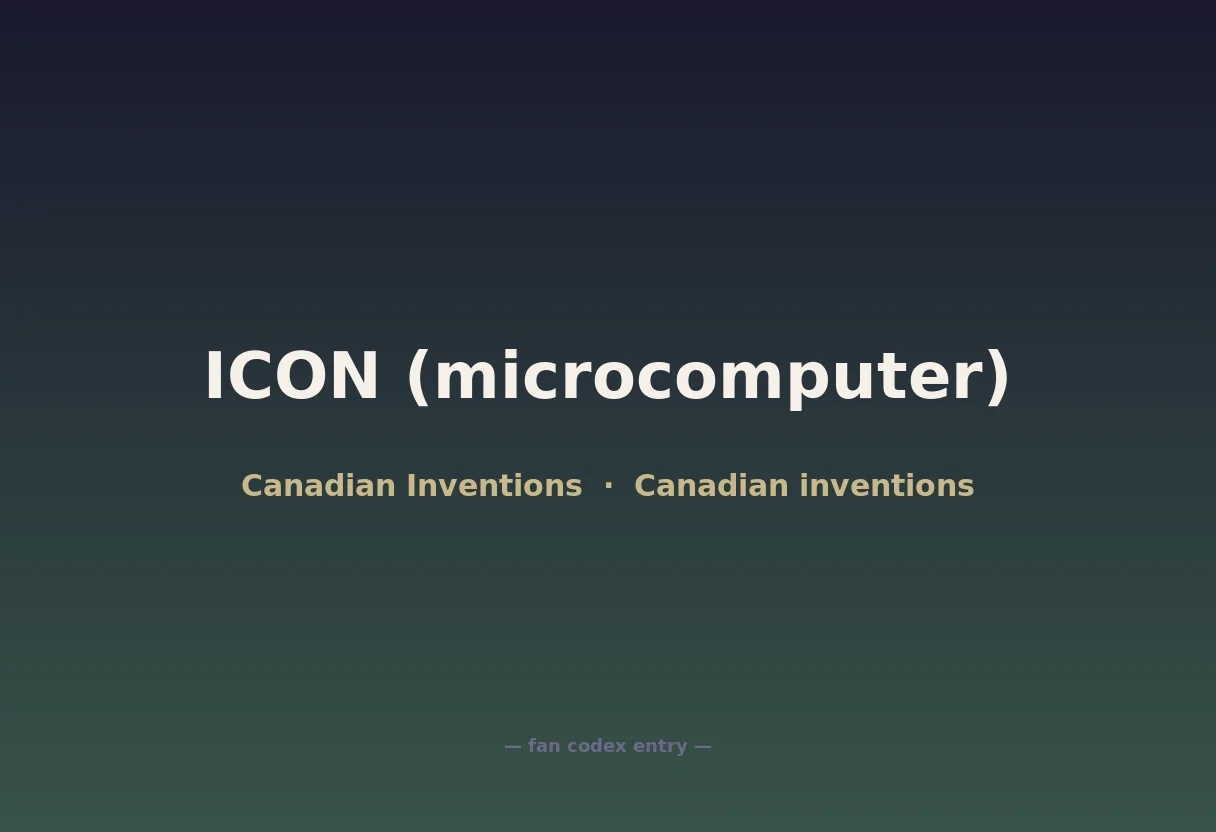 ICON (microcomputer)