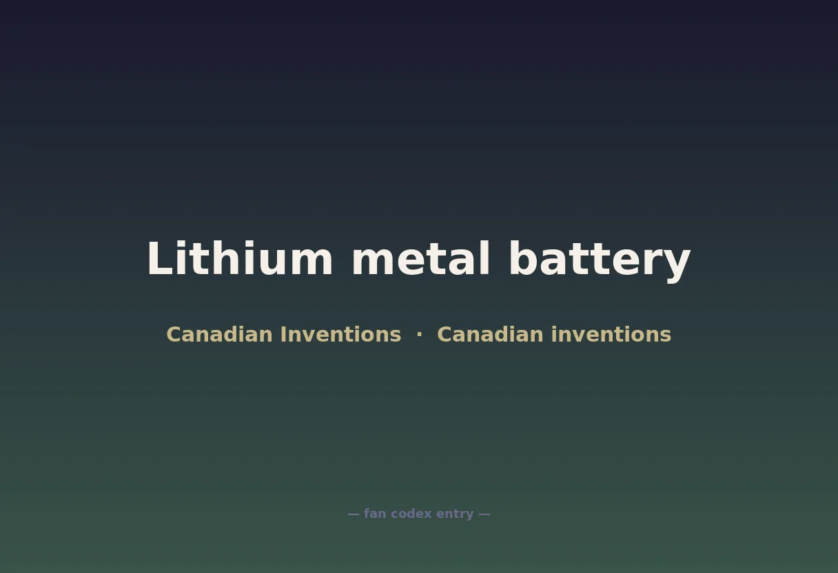 Lithium metal battery