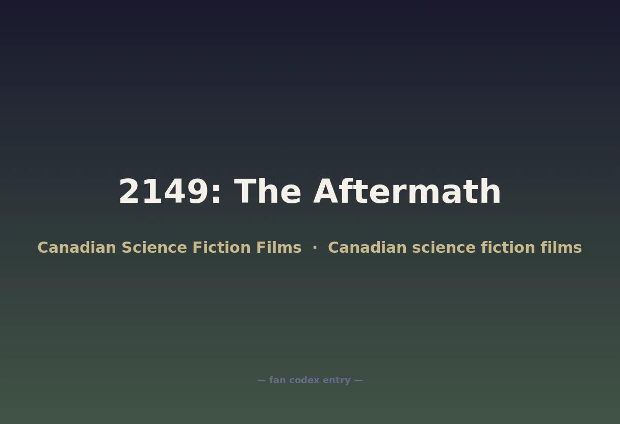 2149: The Aftermath
