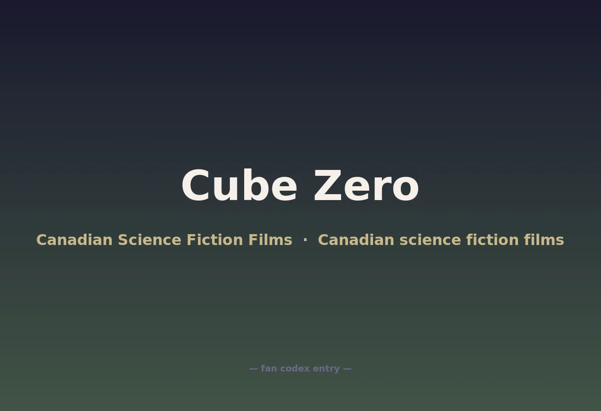 Cube Zero