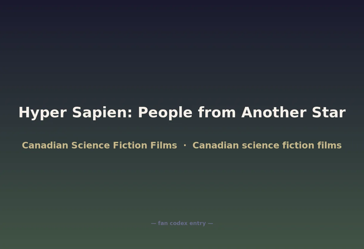 Hyper Sapien: People from Another Star