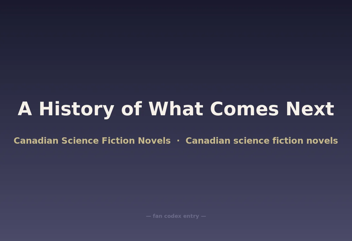 A History of What Comes Next