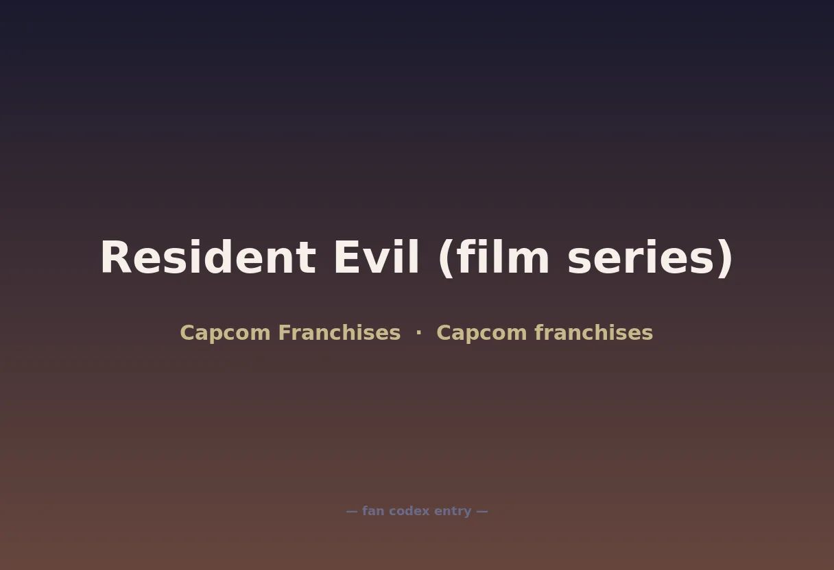 Resident Evil (film series)