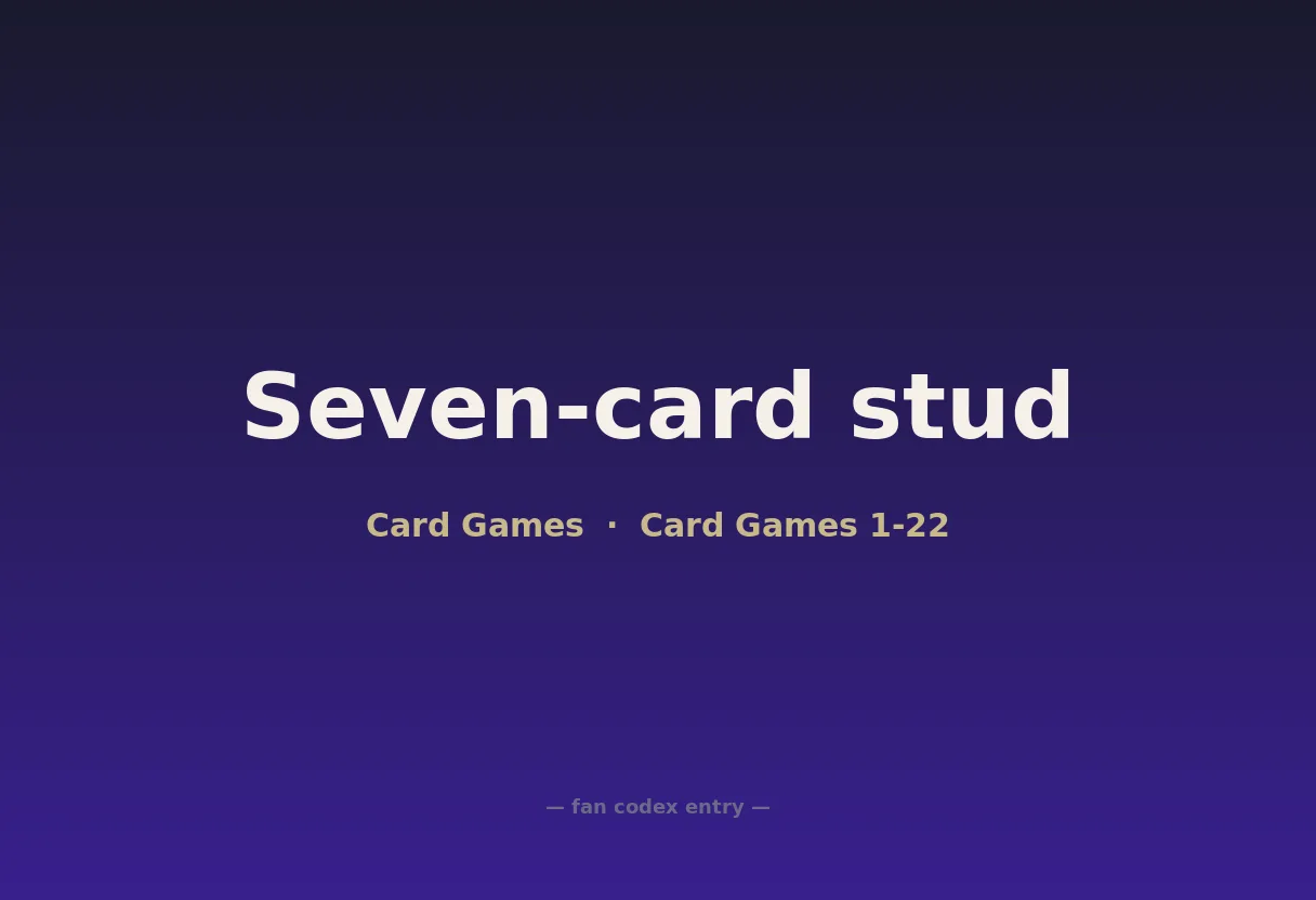 Seven-card stud