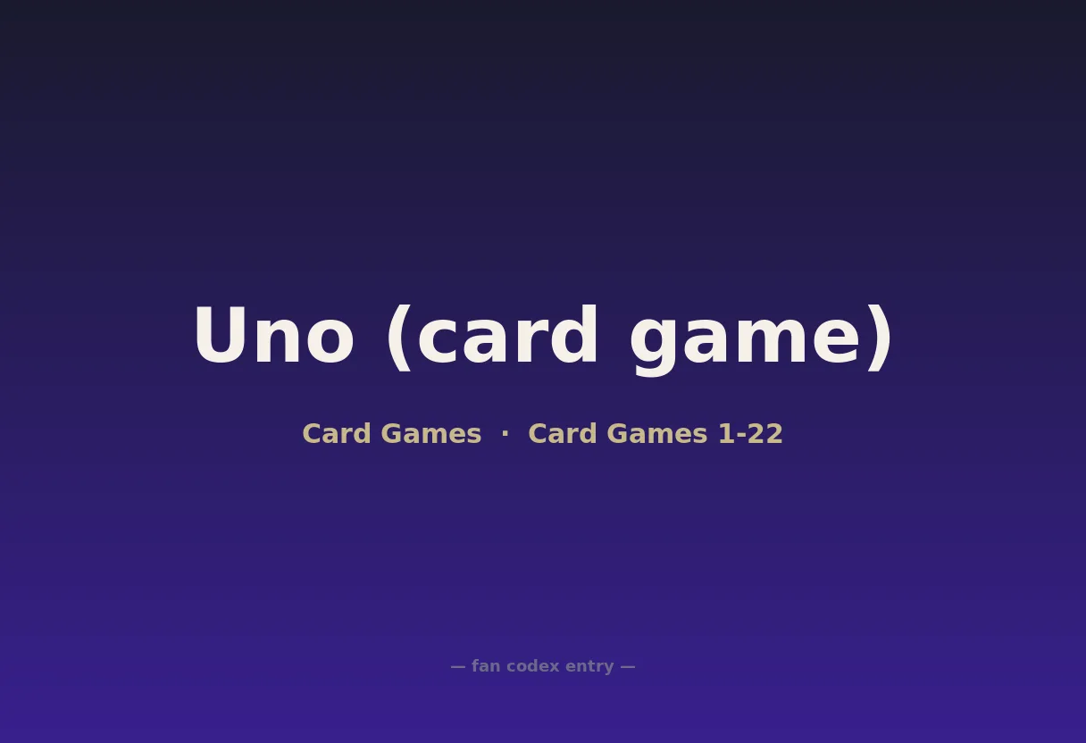 Uno (card game)
