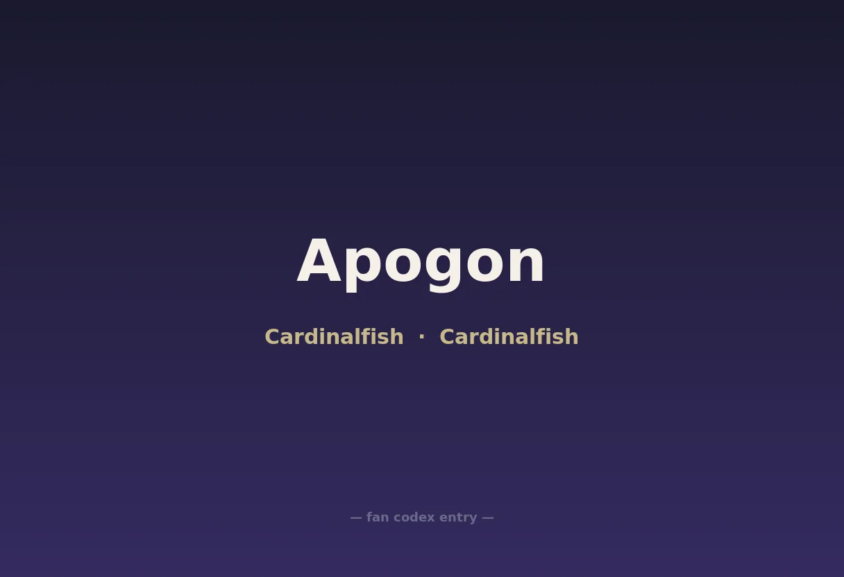 Apogon