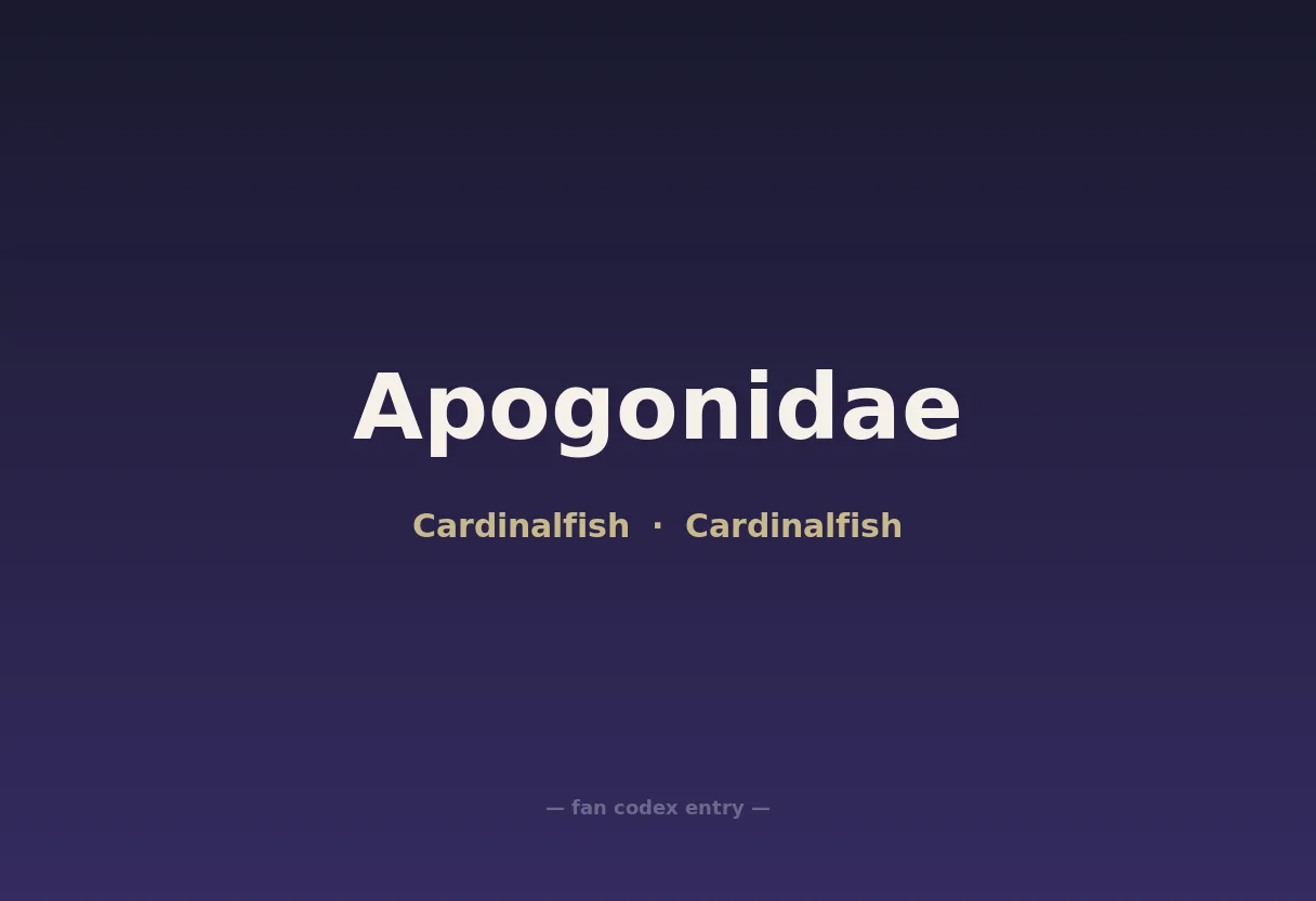 Apogonidae