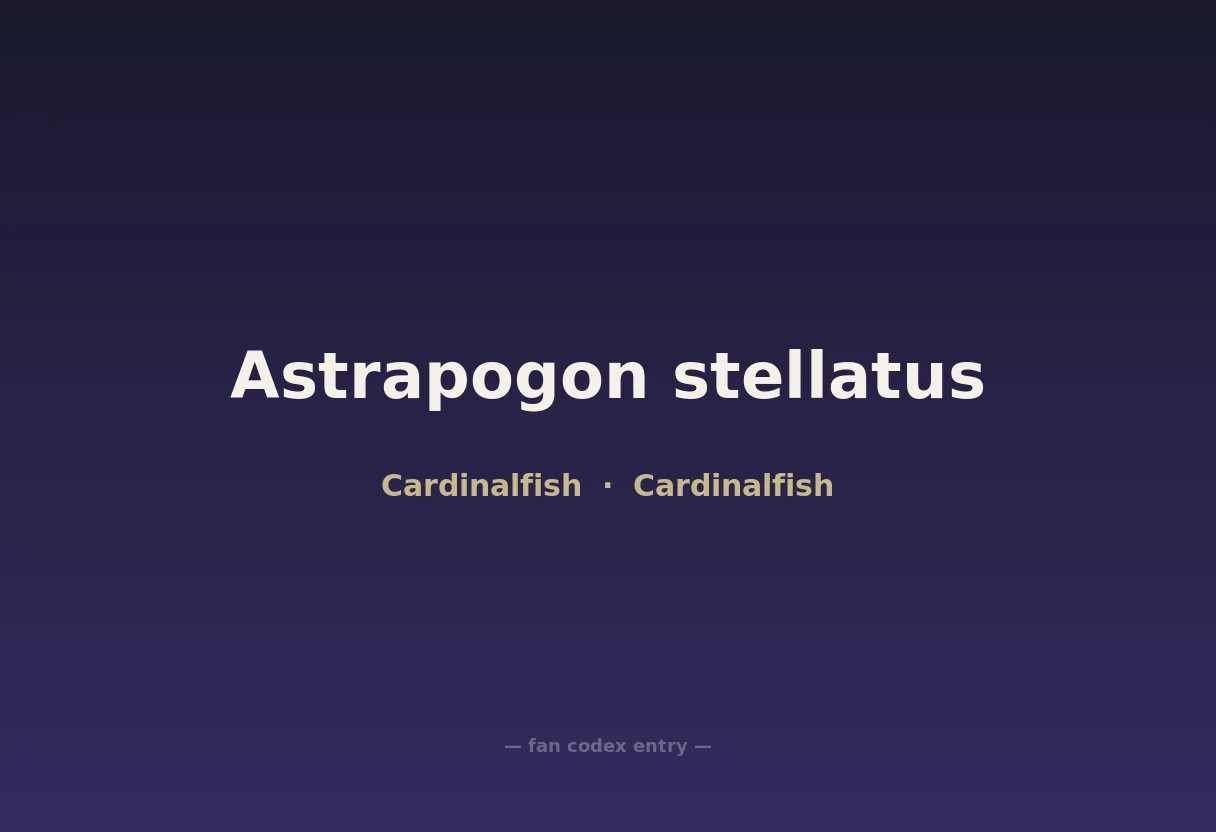 Astrapogon stellatus