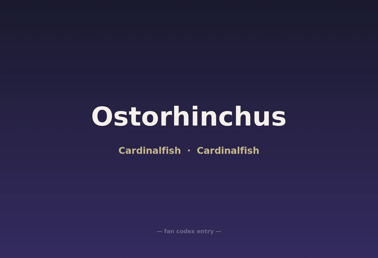 Ostorhinchus