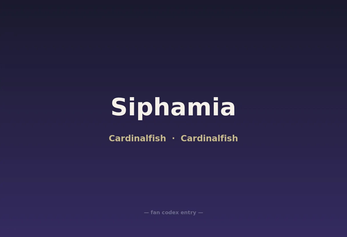 Siphamia