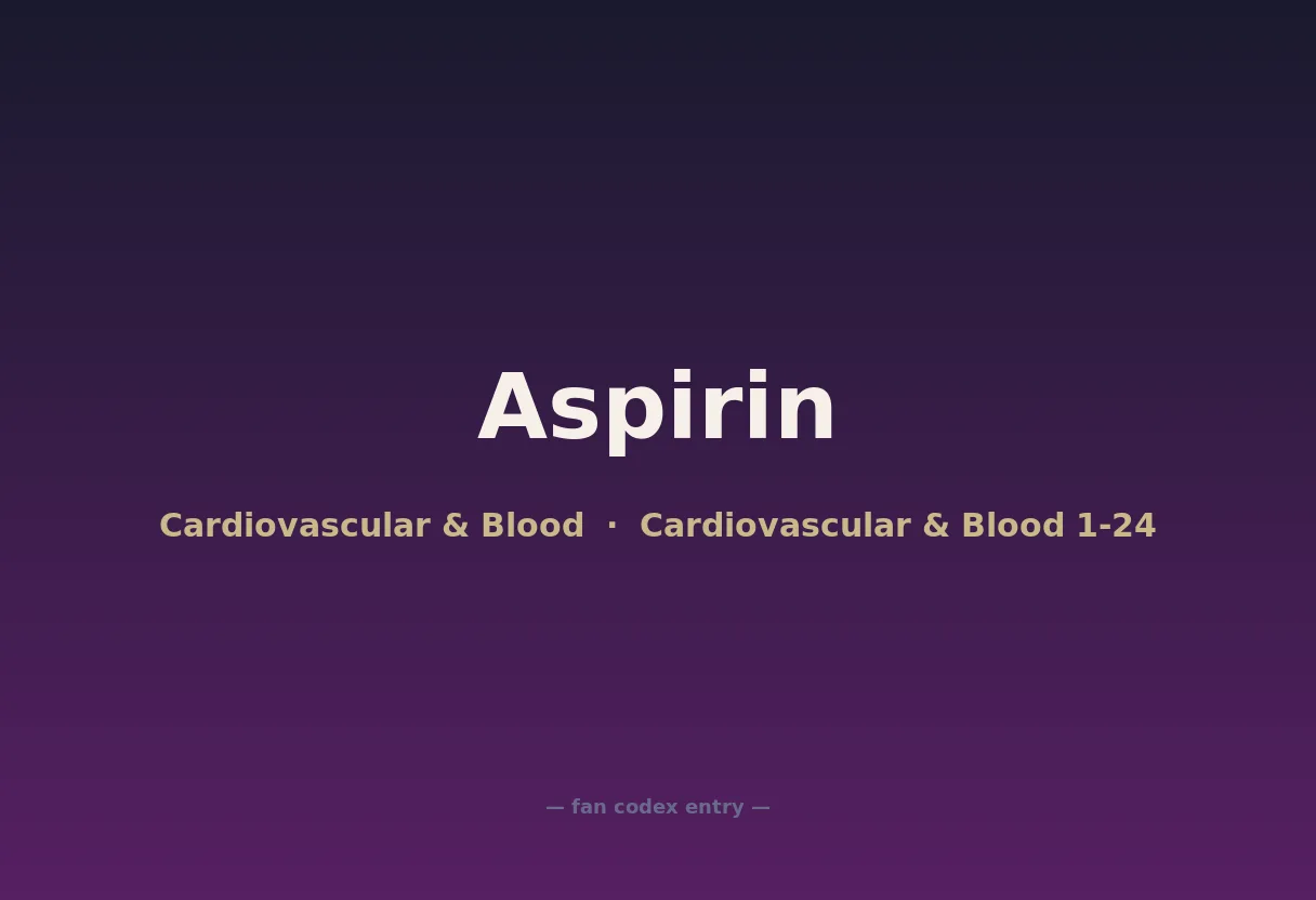 Aspirin