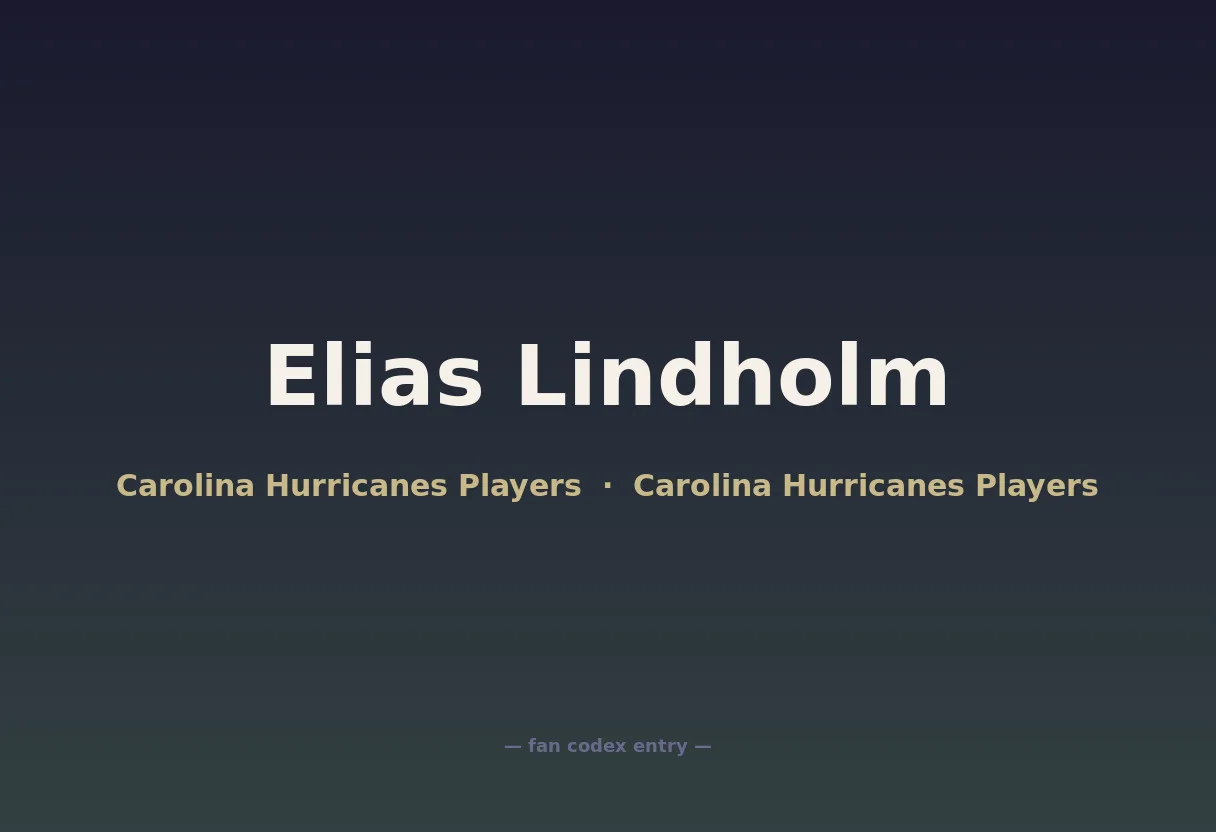 Elias Lindholm