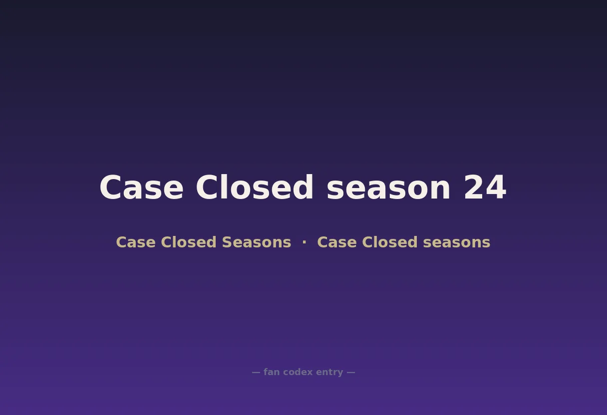 Case Closed season 24