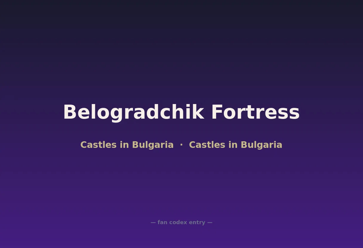 Belogradchik Fortress