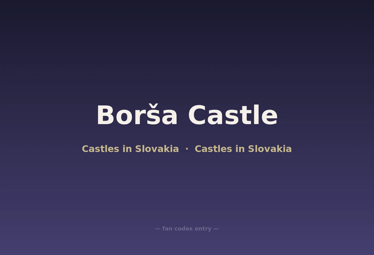 Borša Castle