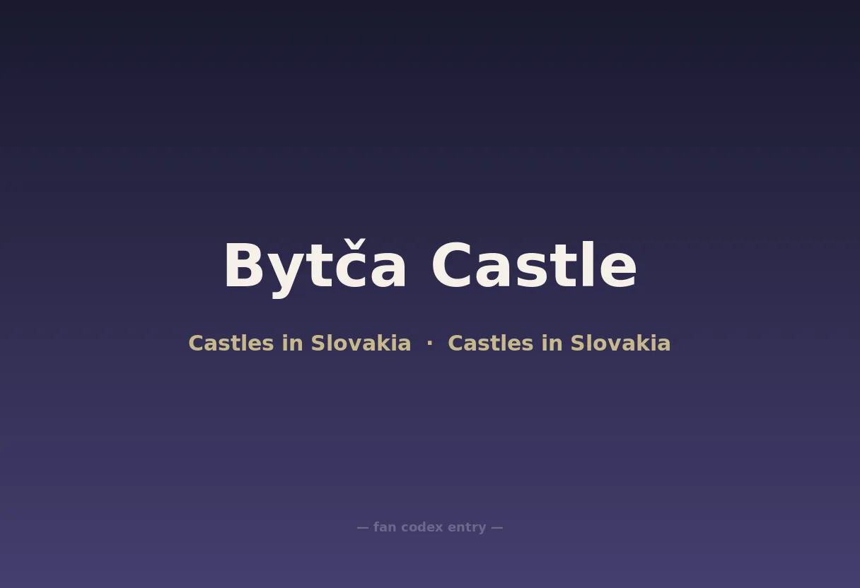 Bytča Castle