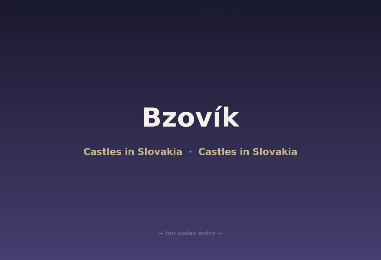 Bzovík
