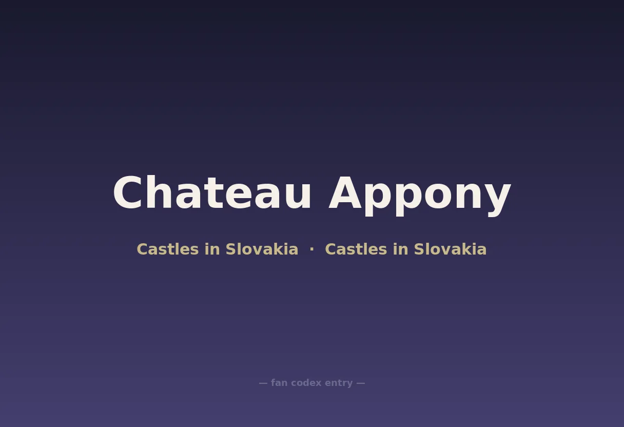 Chateau Appony