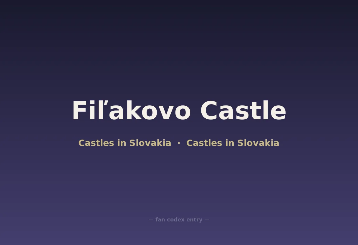 Fiľakovo Castle