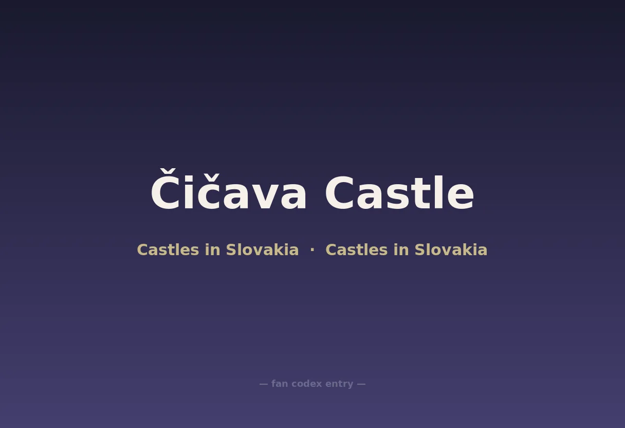 Čičava Castle