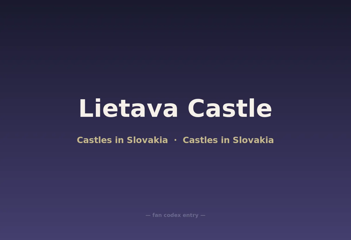 Lietava Castle