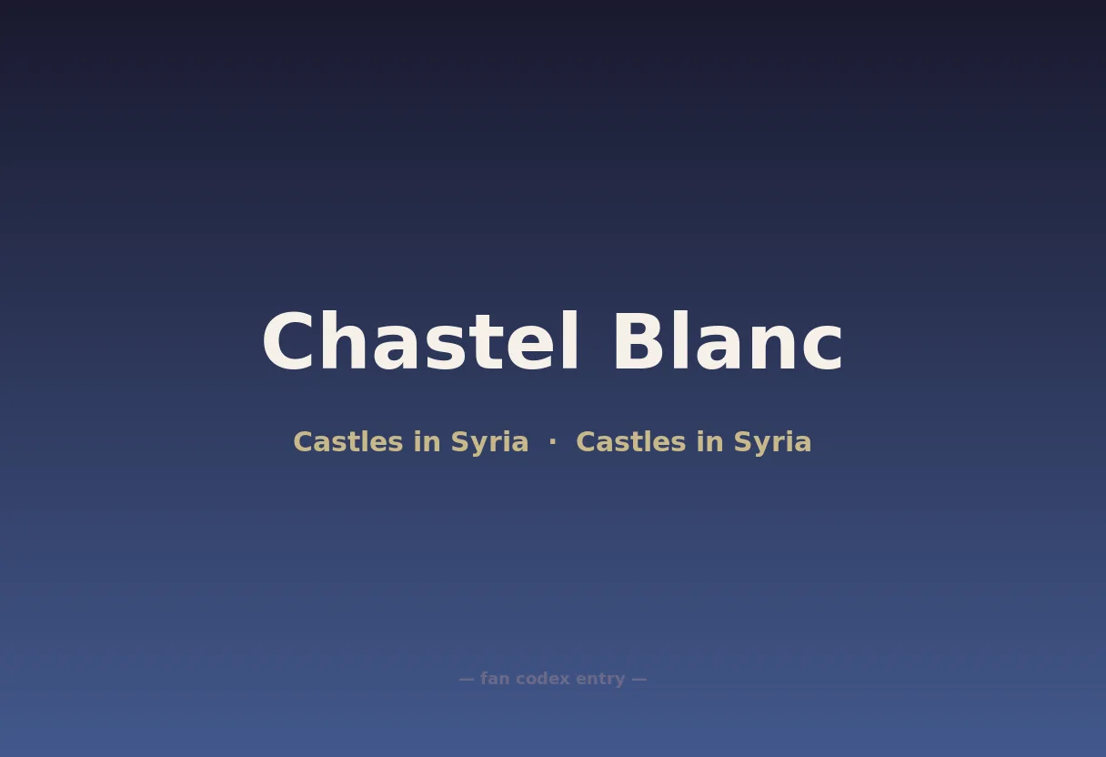 Chastel Blanc