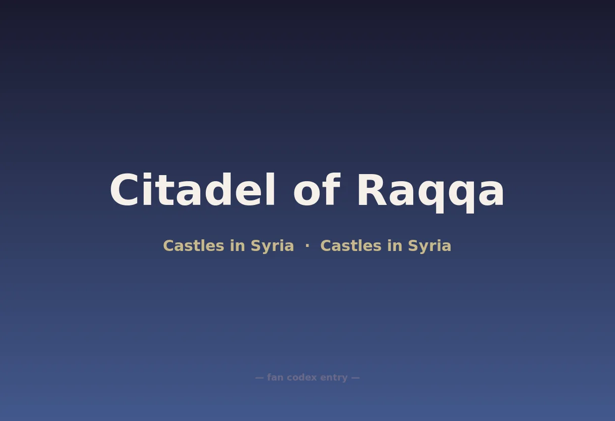 Citadel of Raqqa