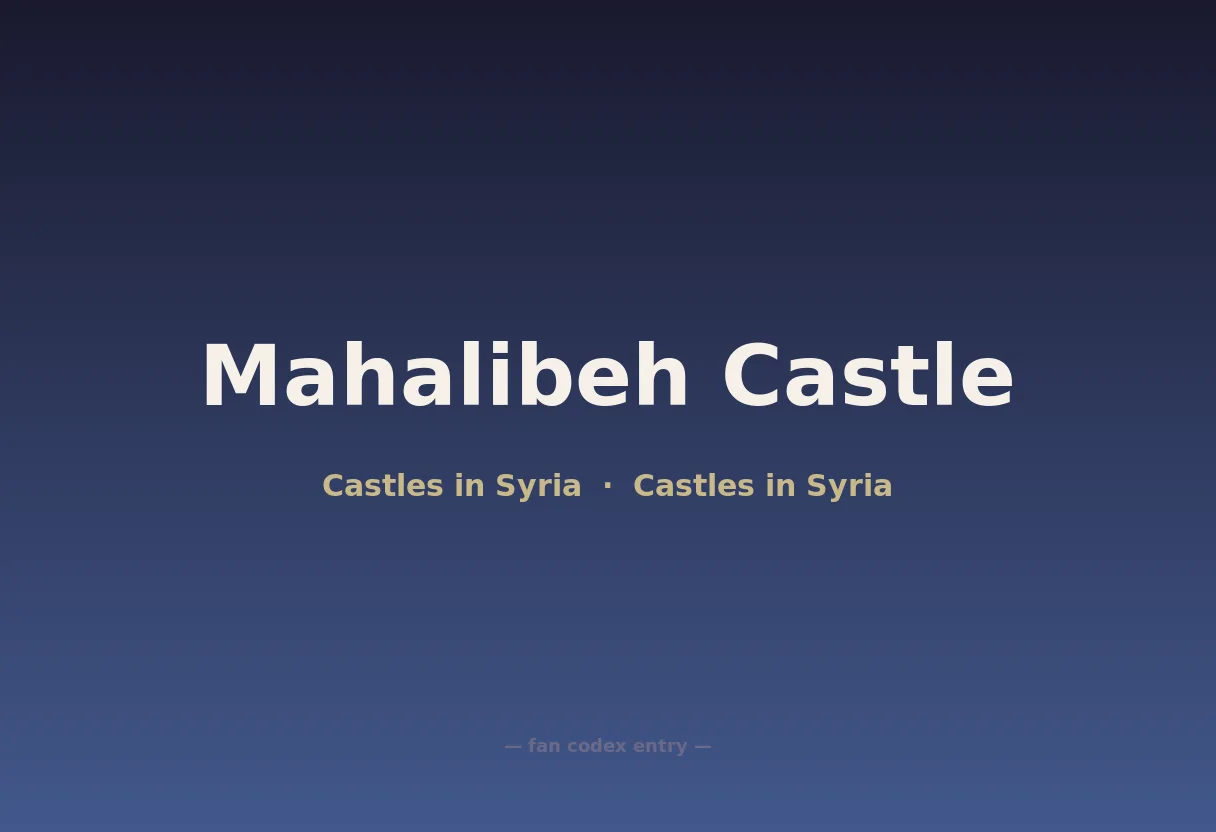 Mahalibeh Castle