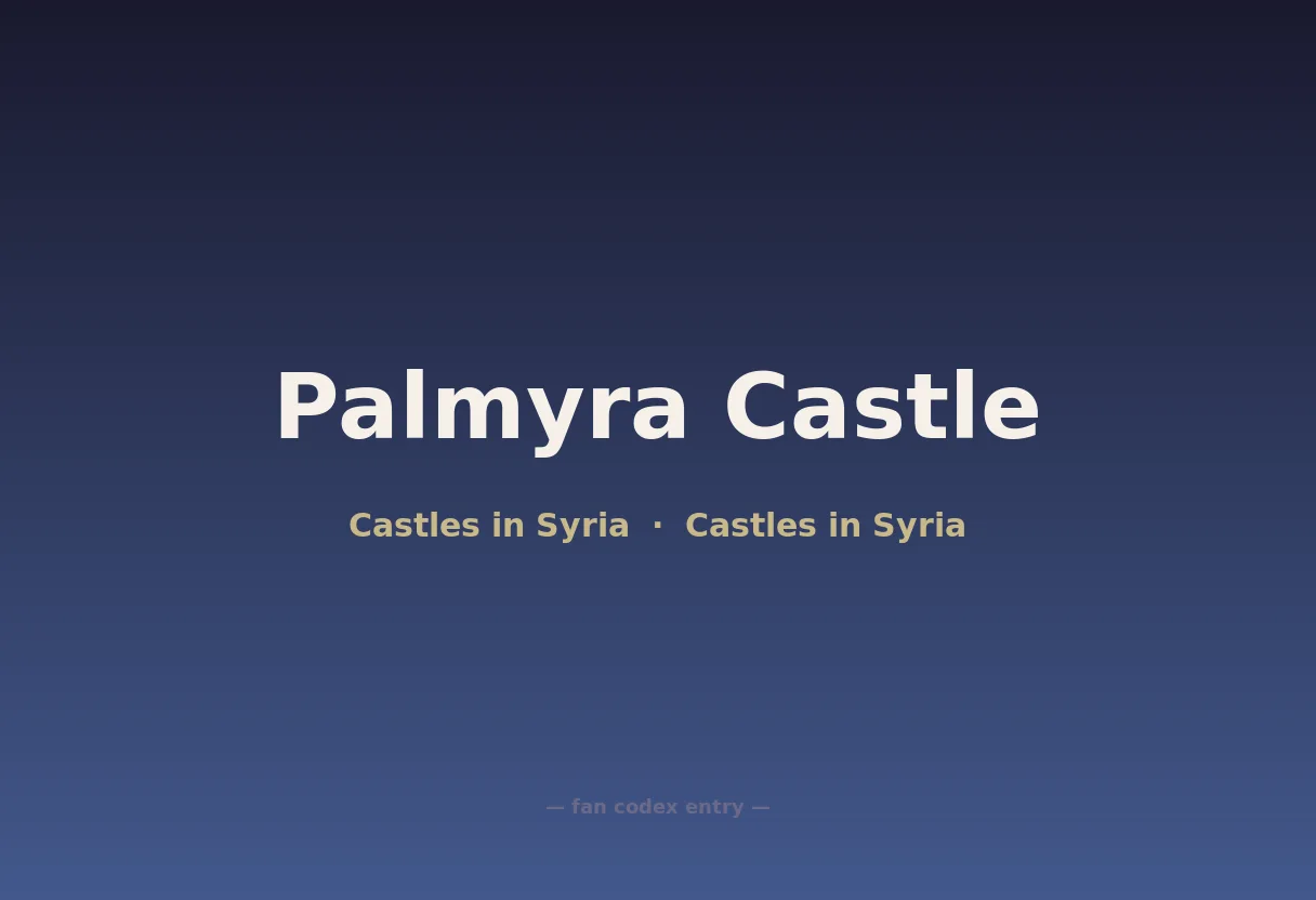 Palmyra Castle