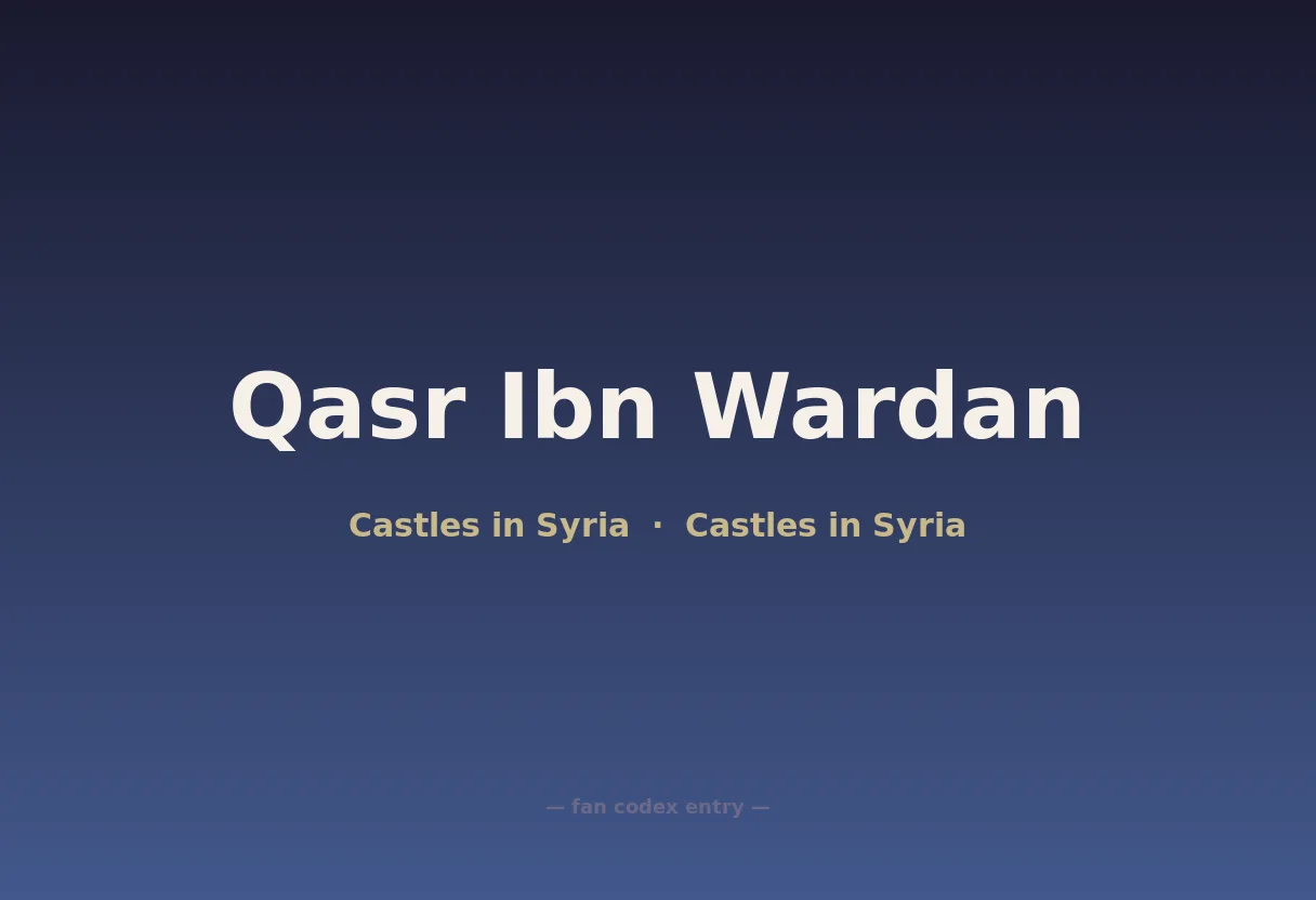 Qasr Ibn Wardan