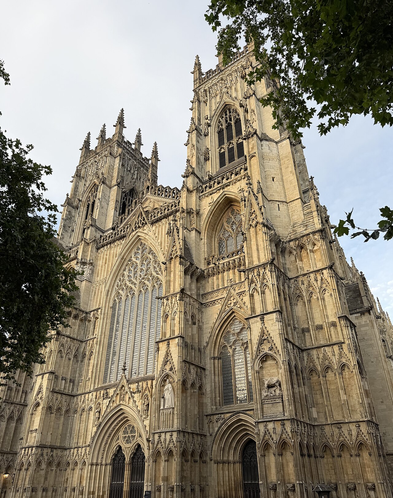 Front face of York Minster