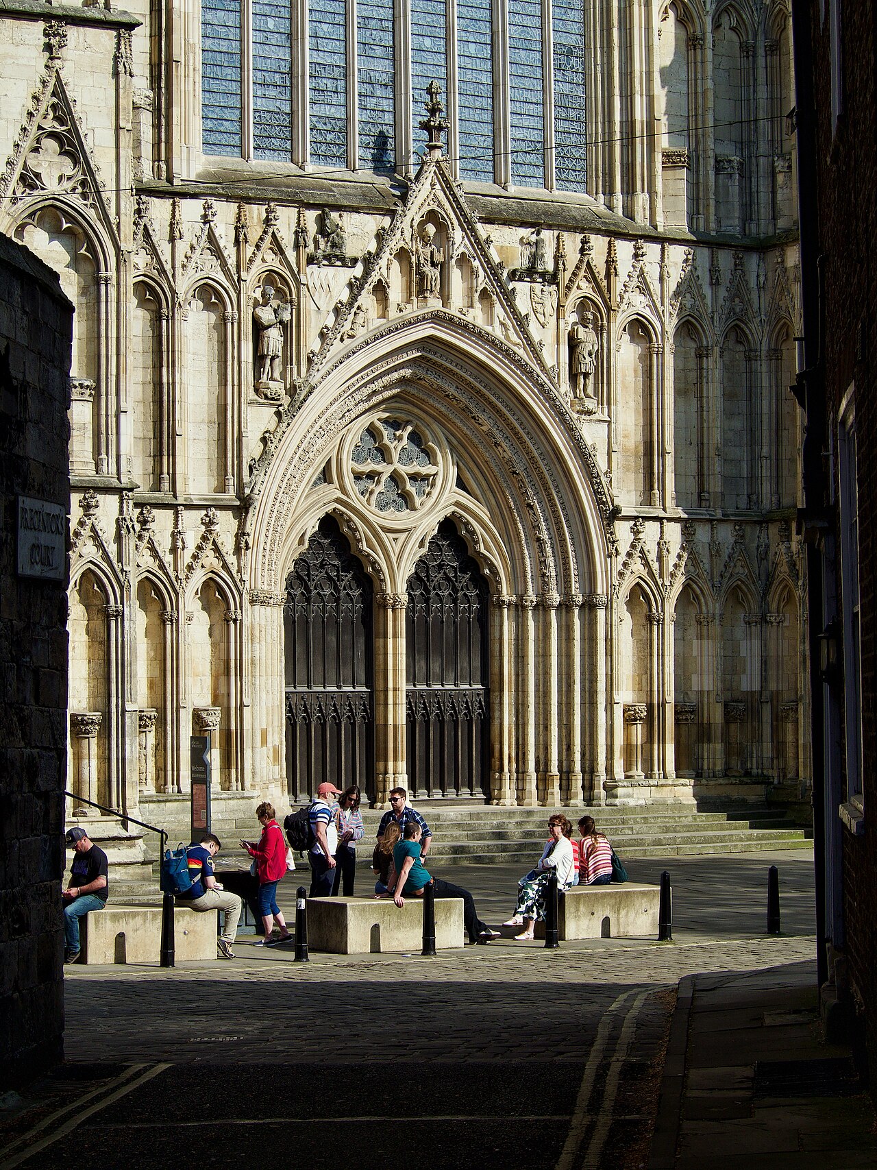Great West Door York Minster Apr26