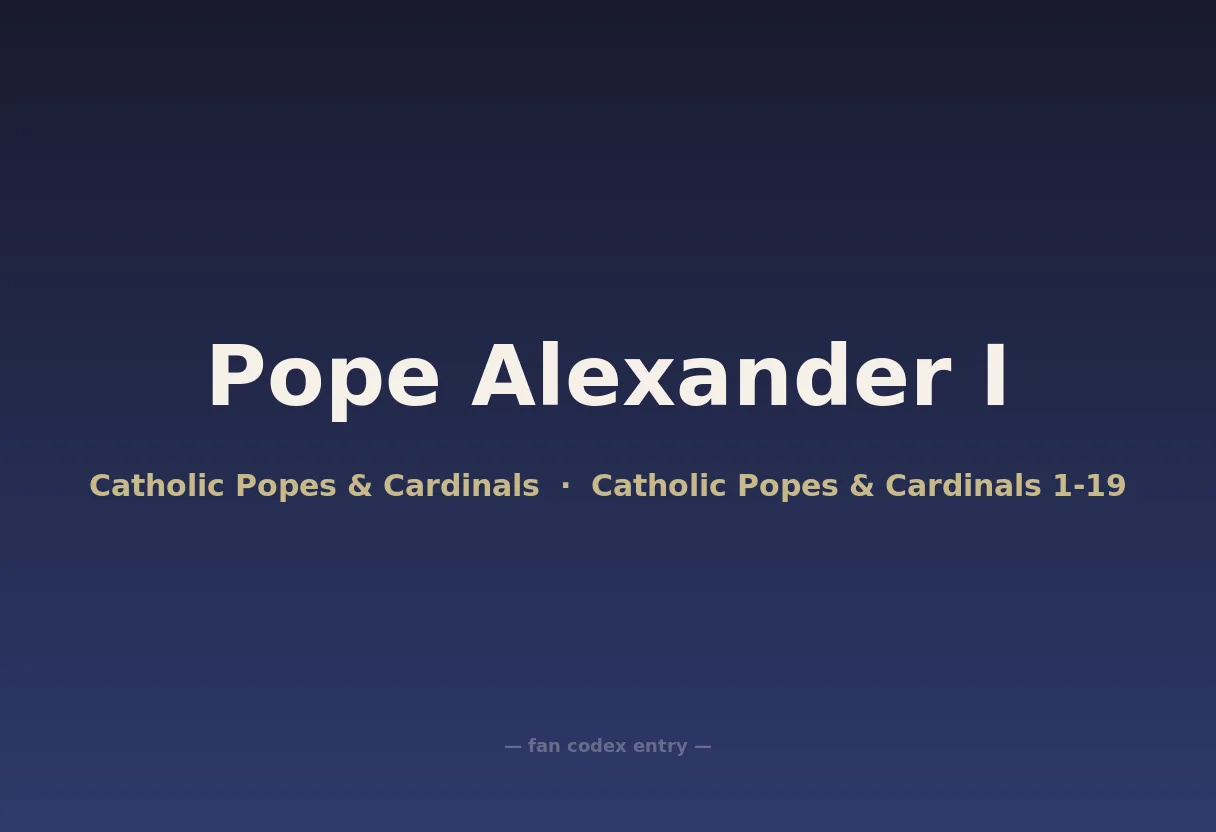 Pope Alexander I