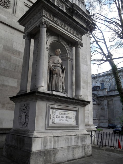 Cardinal John Henry Newman, Thurloe Place SW7 - geograph.org.uk