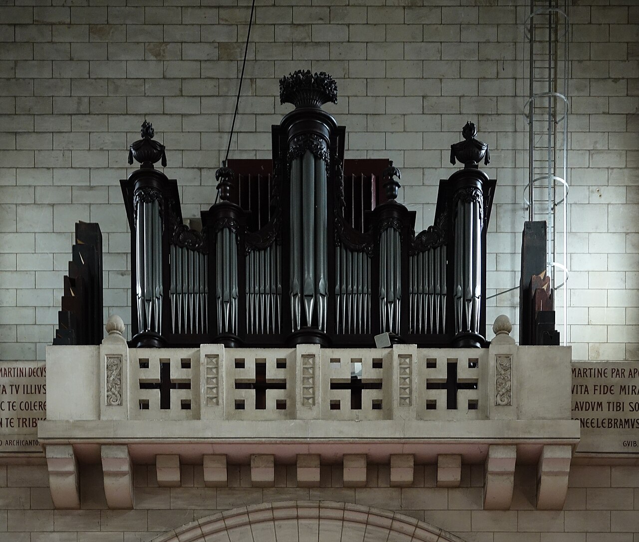 Basilique Saint-Martin - intérieur - orgue (Tours)