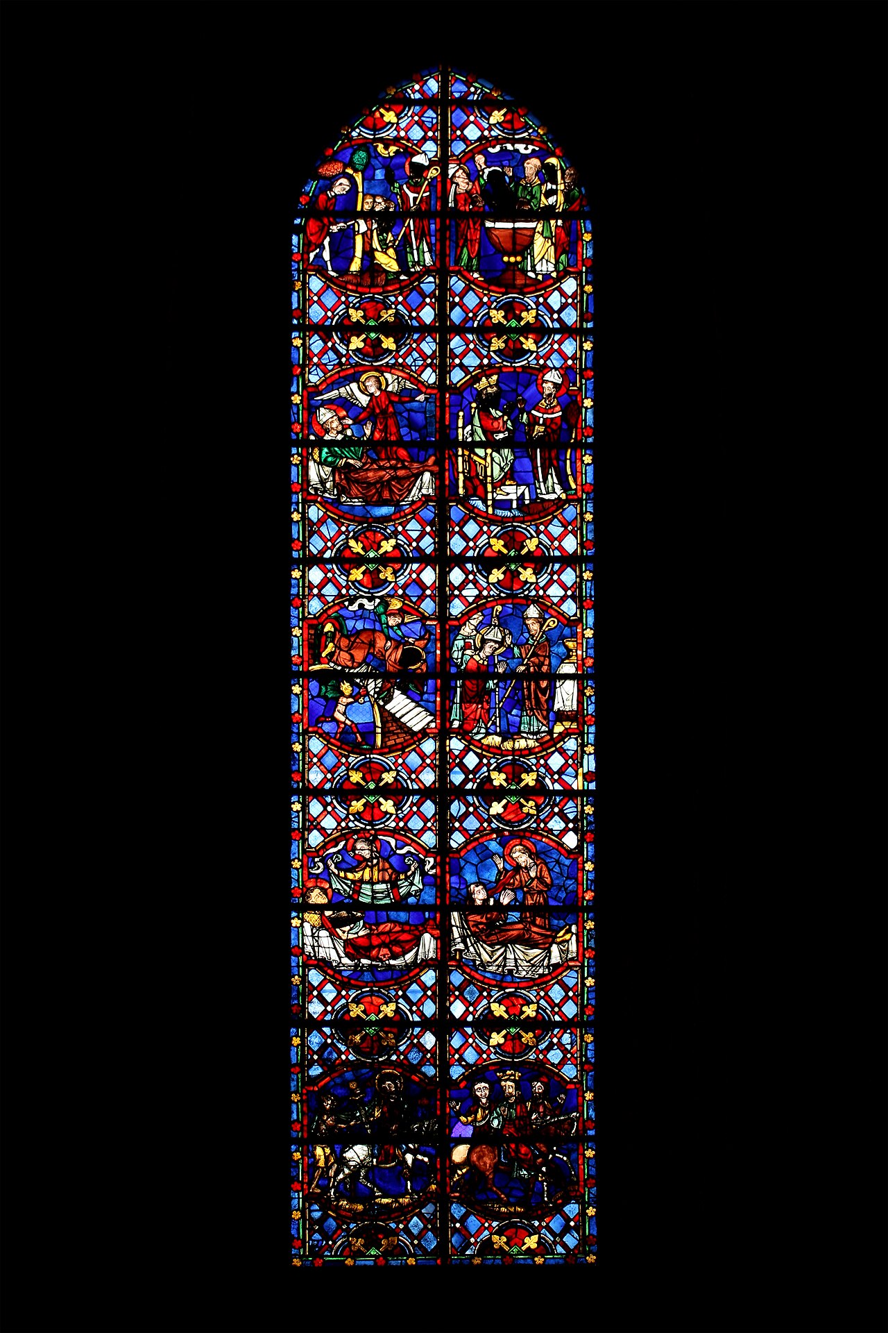 Cathédrale de Tours - verrière de Saint Martin 1