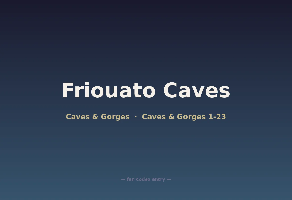Friouato Caves