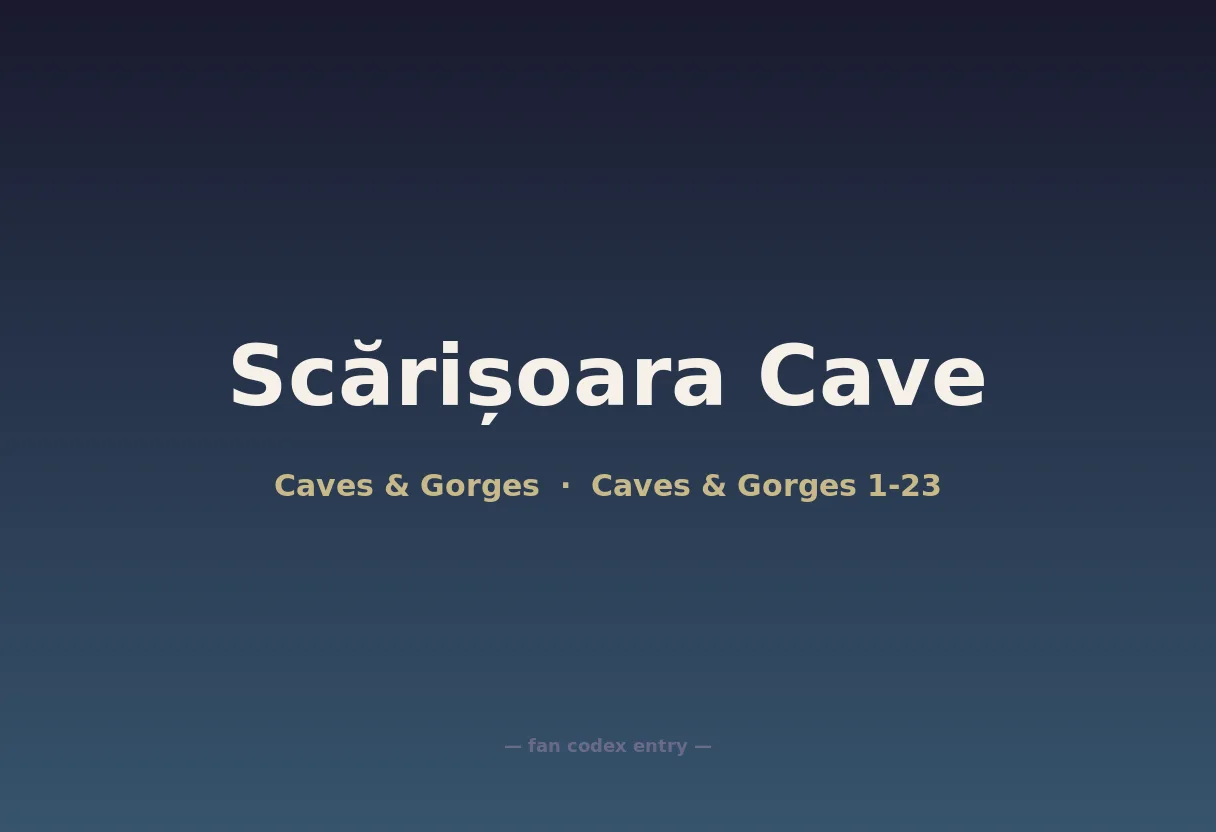 Scărișoara Cave