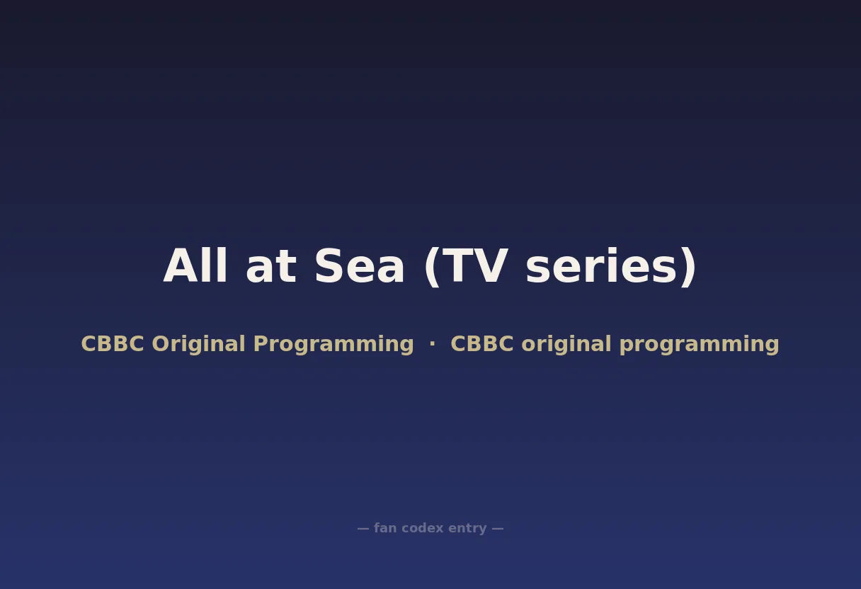 All at Sea (TV series)