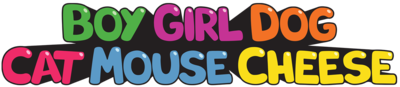 Boy Girl Dog Cat Mouse Cheese