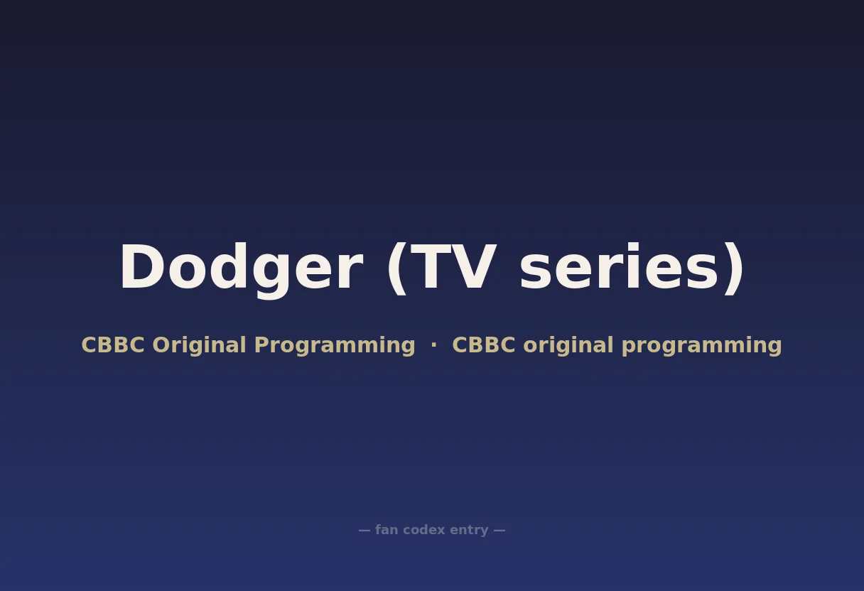 Dodger (TV series)