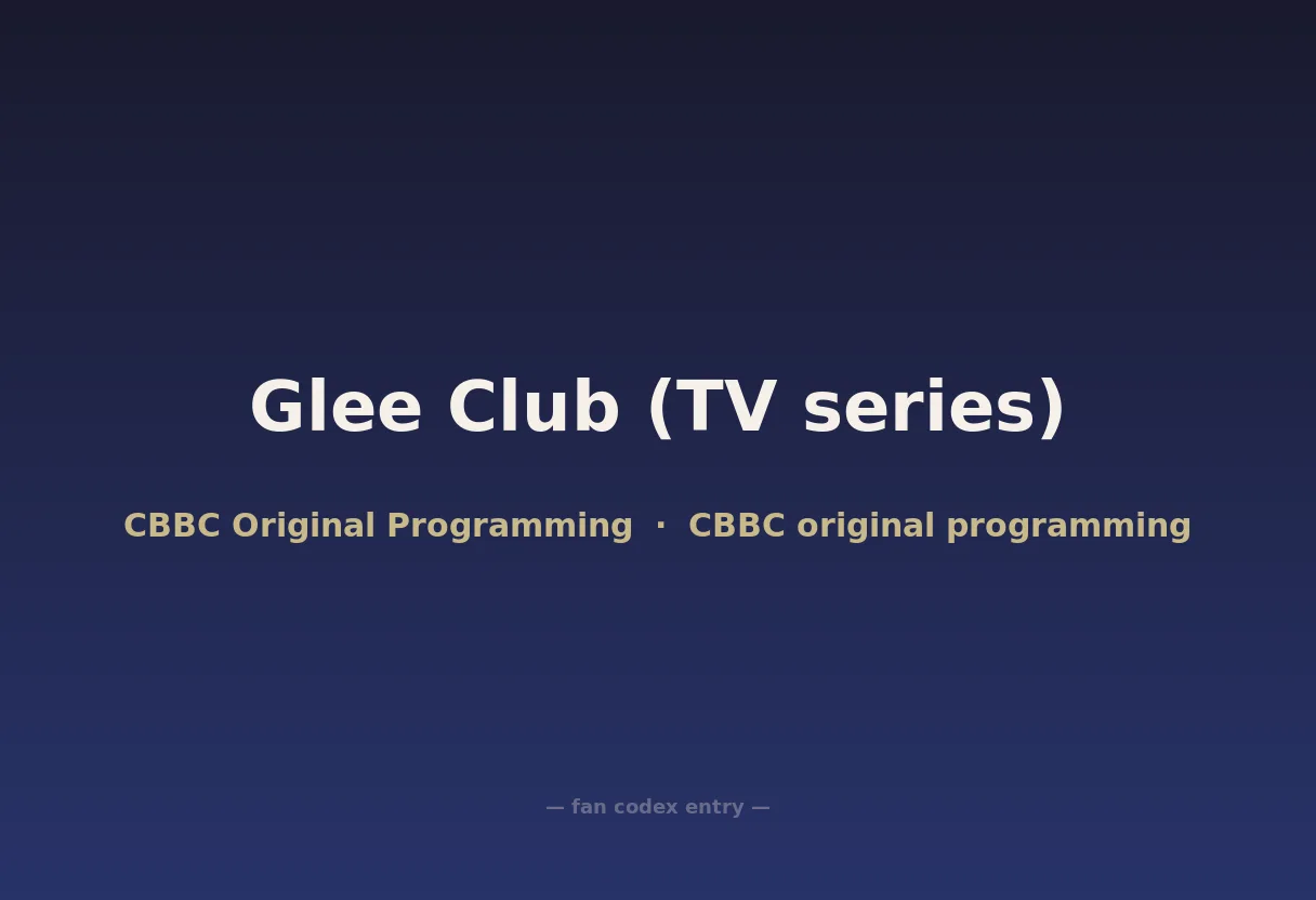 Glee Club (TV series)