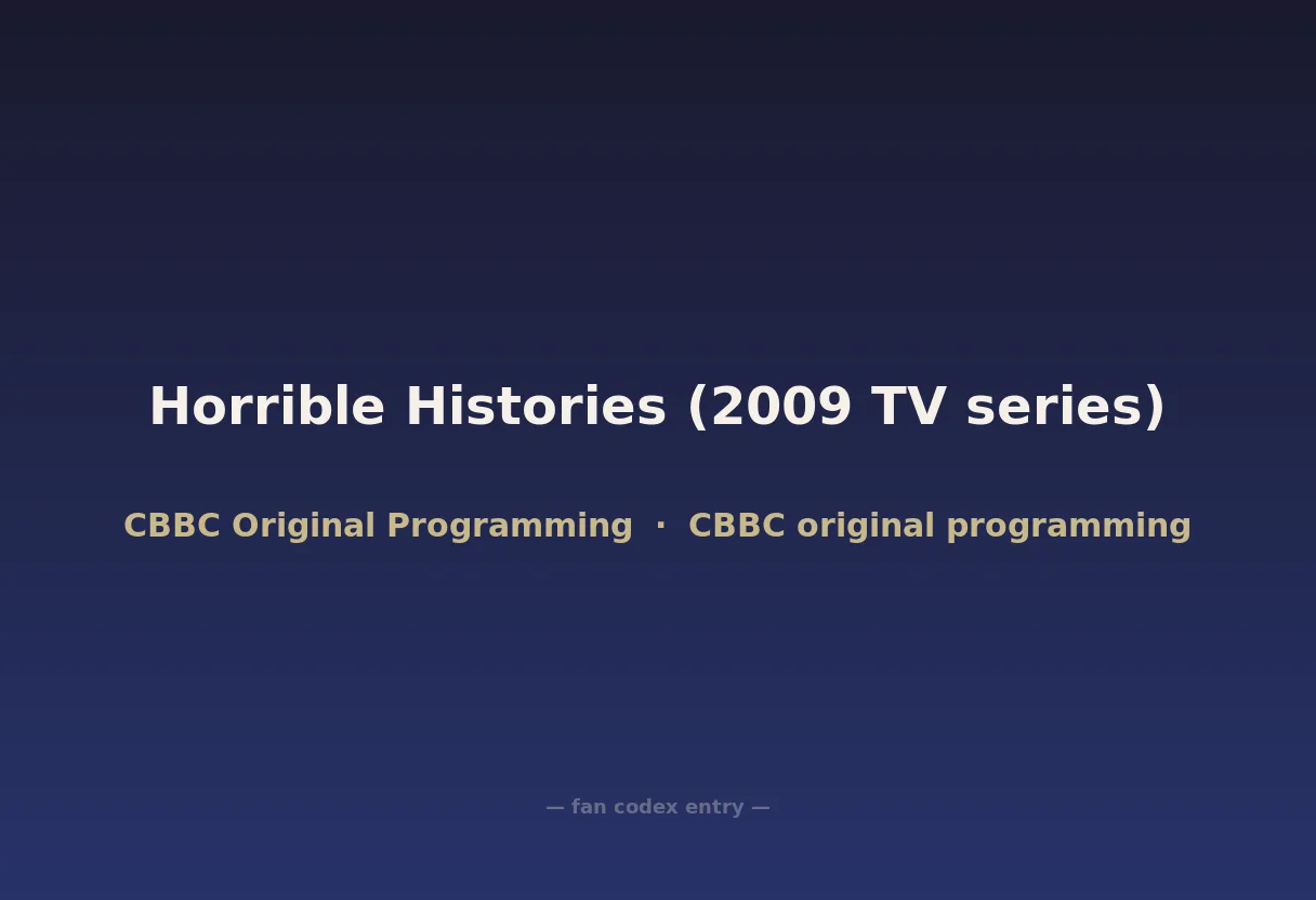 Horrible Histories (2009 TV series)