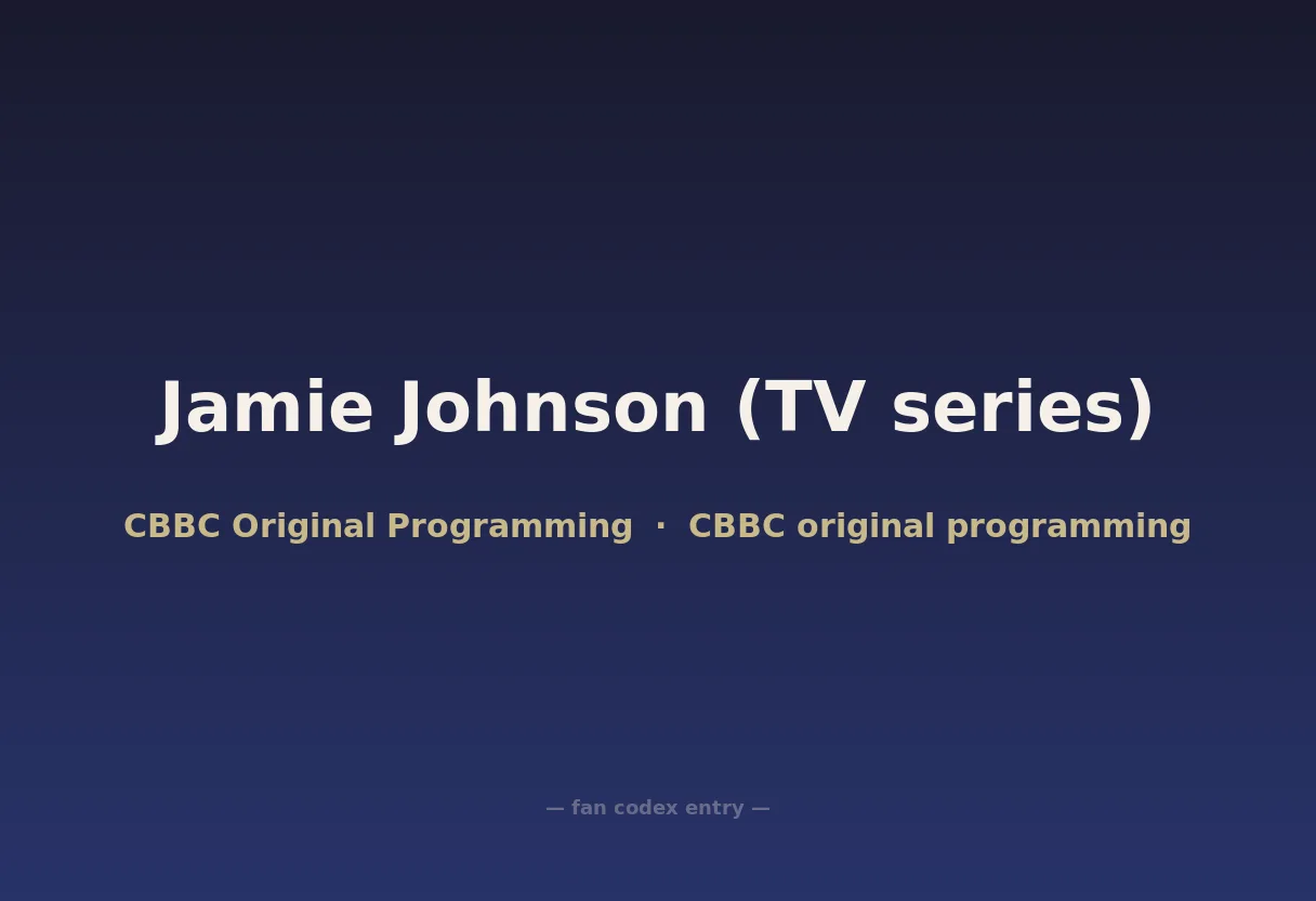 Jamie Johnson (TV series)