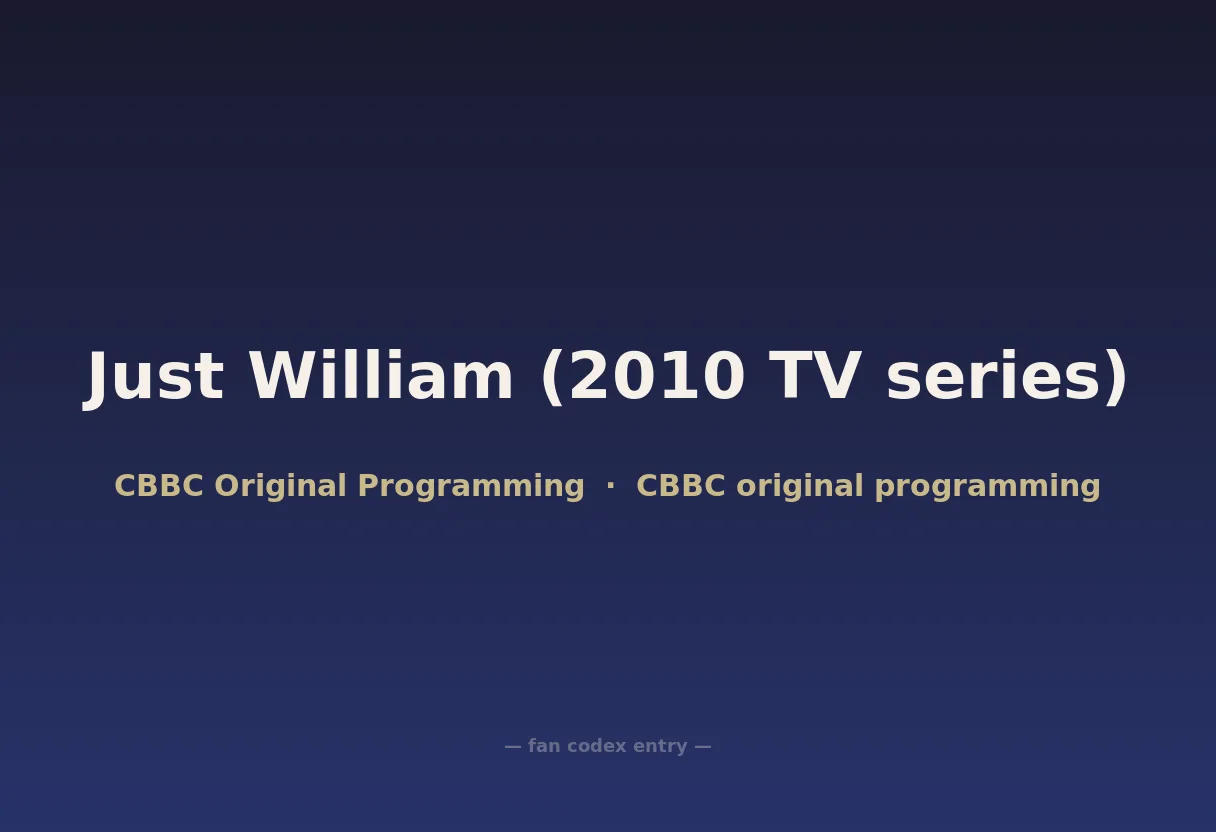 Just William (2010 TV series)