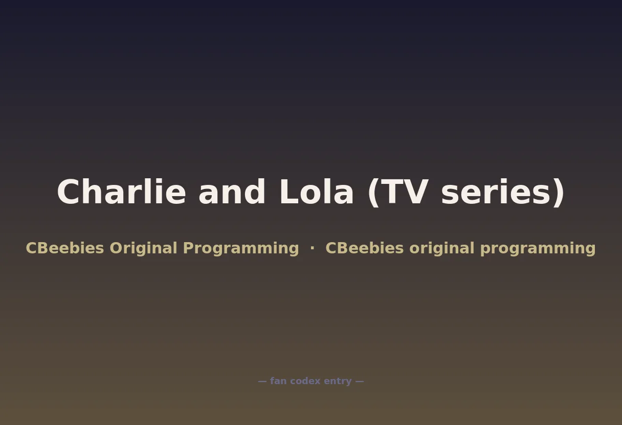 Charlie and Lola (TV series)